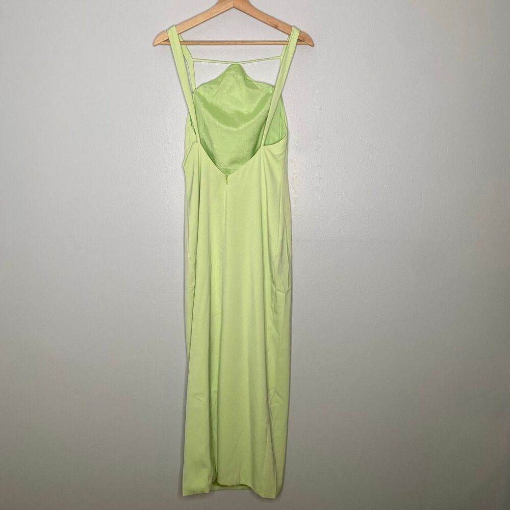 Yellow the Label Remington Dress in Pea Green - Picture 5 of 11